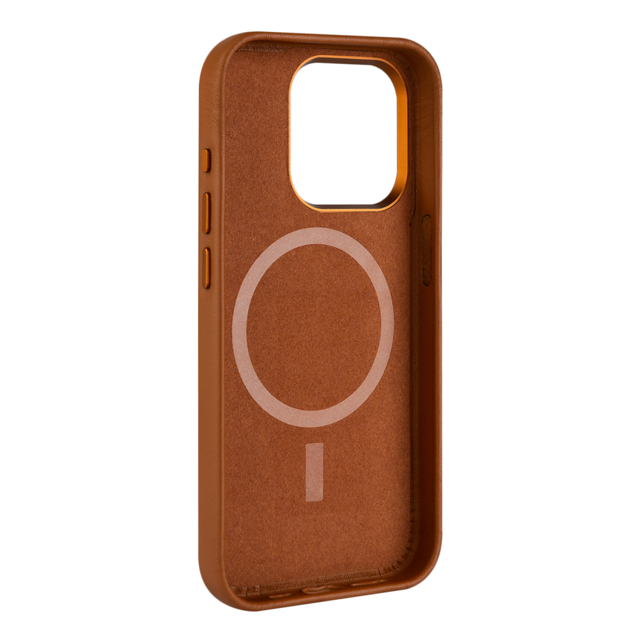 FIXED Kožený zadní kryt MagLeather s podporou MagSafe pro Apple iPhone 15 Pro Max, hnědý