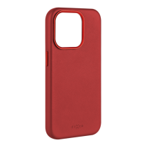 FIXED Kožený zadní kryt MagLeather s podporou MagSafe pro Apple iPhone 15 Pro Max, červený