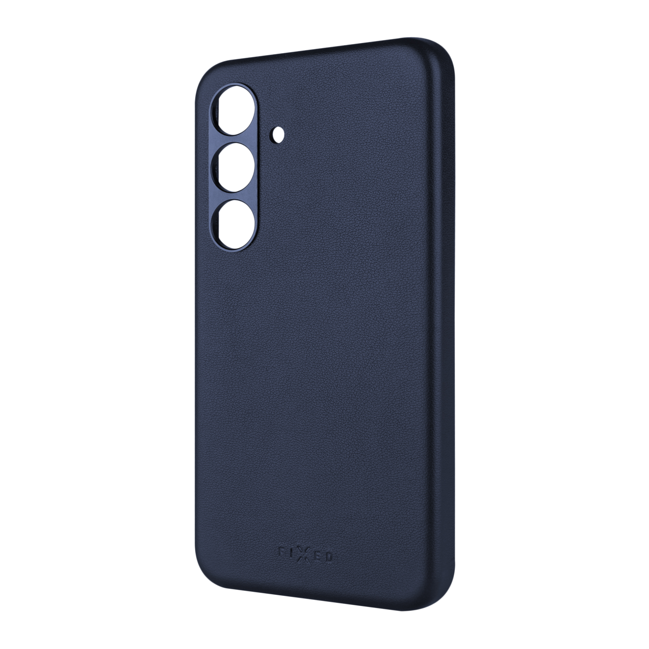 FIXED Kožený zadní kryt MagLeather s podporou MagSafe pro Samsung Galaxy S24, modrý