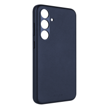 FIXED Kožený zadní kryt MagLeather s podporou MagSafe pro Samsung Galaxy S24, modrý