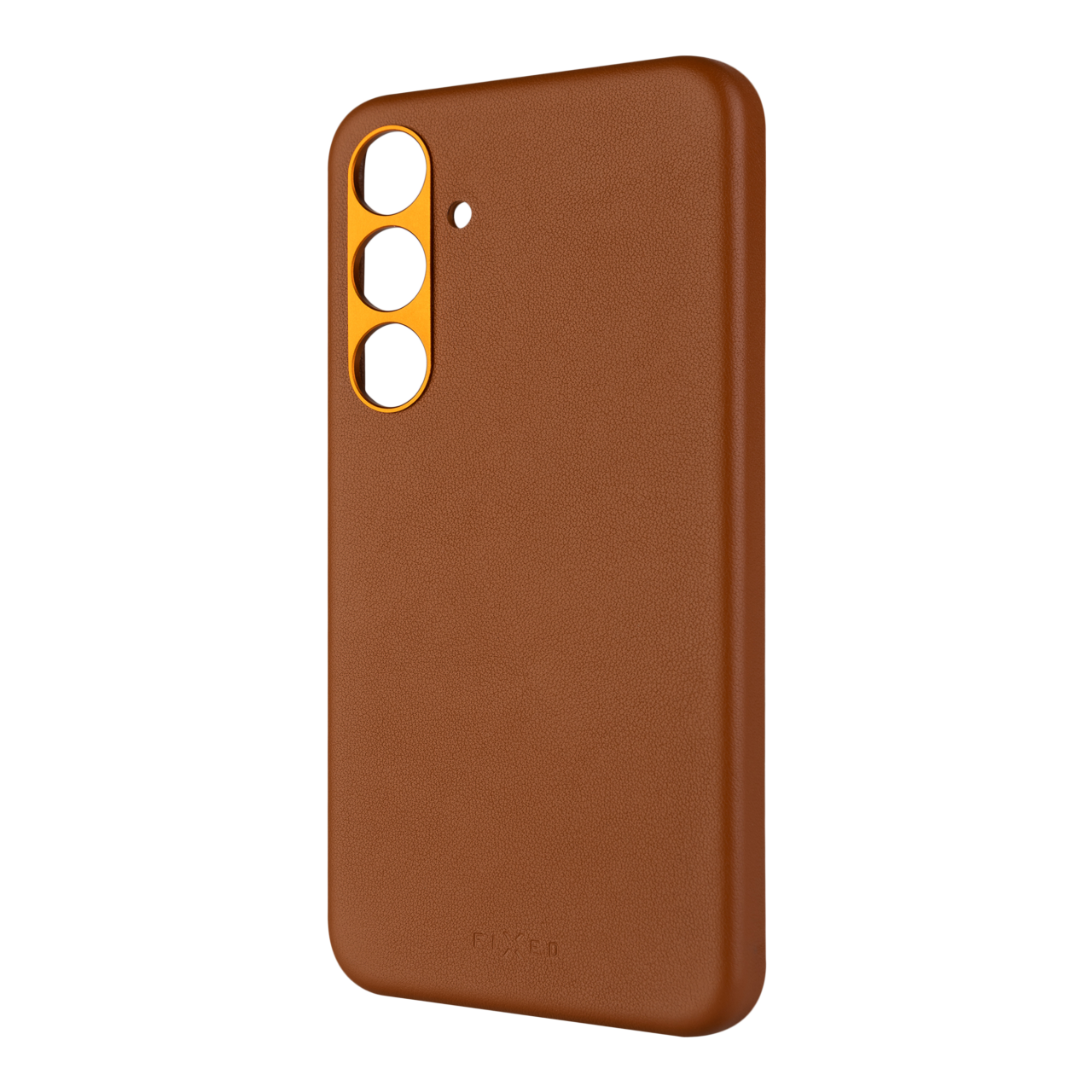 FIXED Kožený zadní kryt MagLeather s podporou MagSafe pro Samsung Galaxy S24+, hnědý