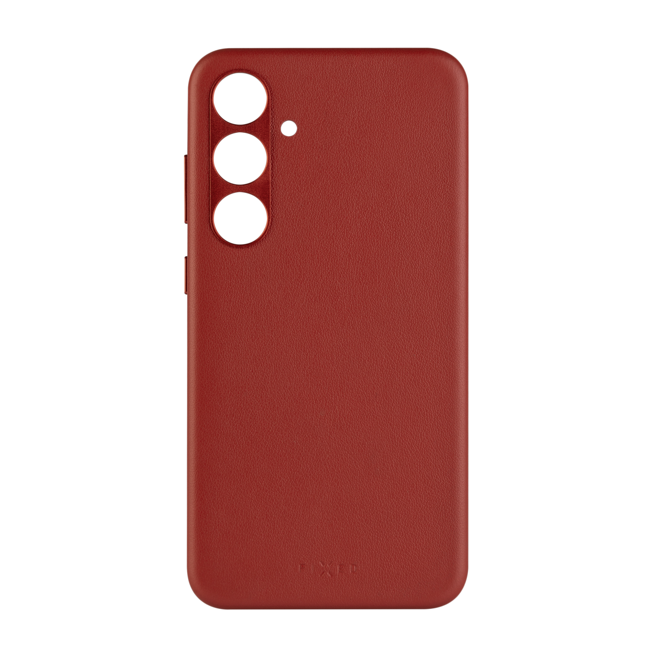 FIXED Kožený zadní kryt MagLeather s podporou MagSafe pro Samsung Galaxy S24+, červený