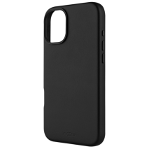 FIXED Kožený zadní kryt MagLeather s podporou MagSafe pro Apple iPhone 16 Plus, černý