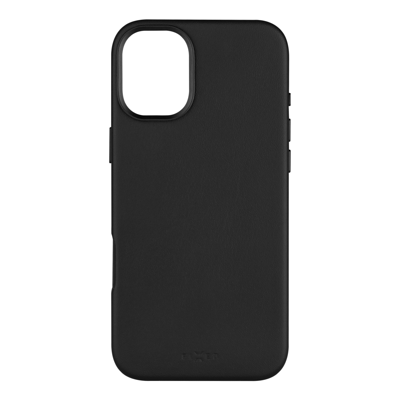 FIXED Kožený zadní kryt MagLeather s podporou MagSafe pro Apple iPhone 16 Plus, černý