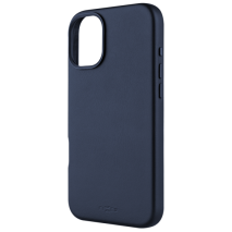FIXED Kožený zadní kryt MagLeather s podporou MagSafe pro Apple iPhone 16 Plus, modrý