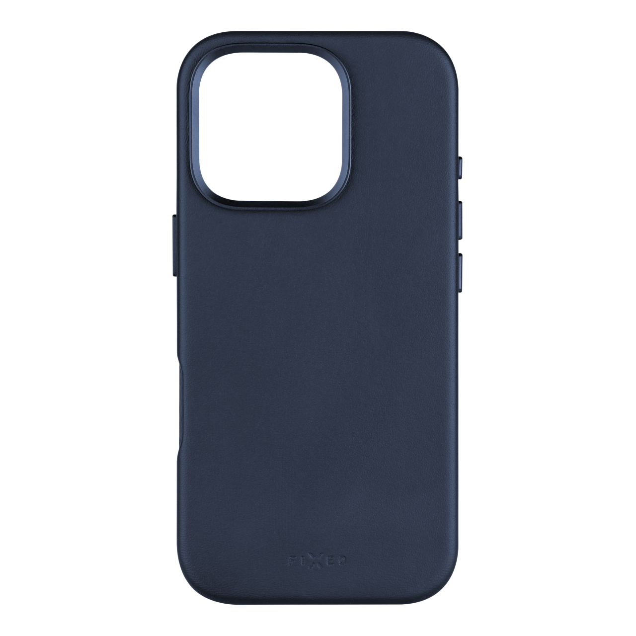 FIXED Kožený zadní kryt MagLeather s podporou MagSafe pro Apple iPhone 16 Pro, modrý