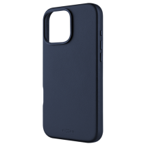 FIXED Kožený zadní kryt MagLeather s podporou MagSafe pro Apple iPhone 16 Pro Max, modrý