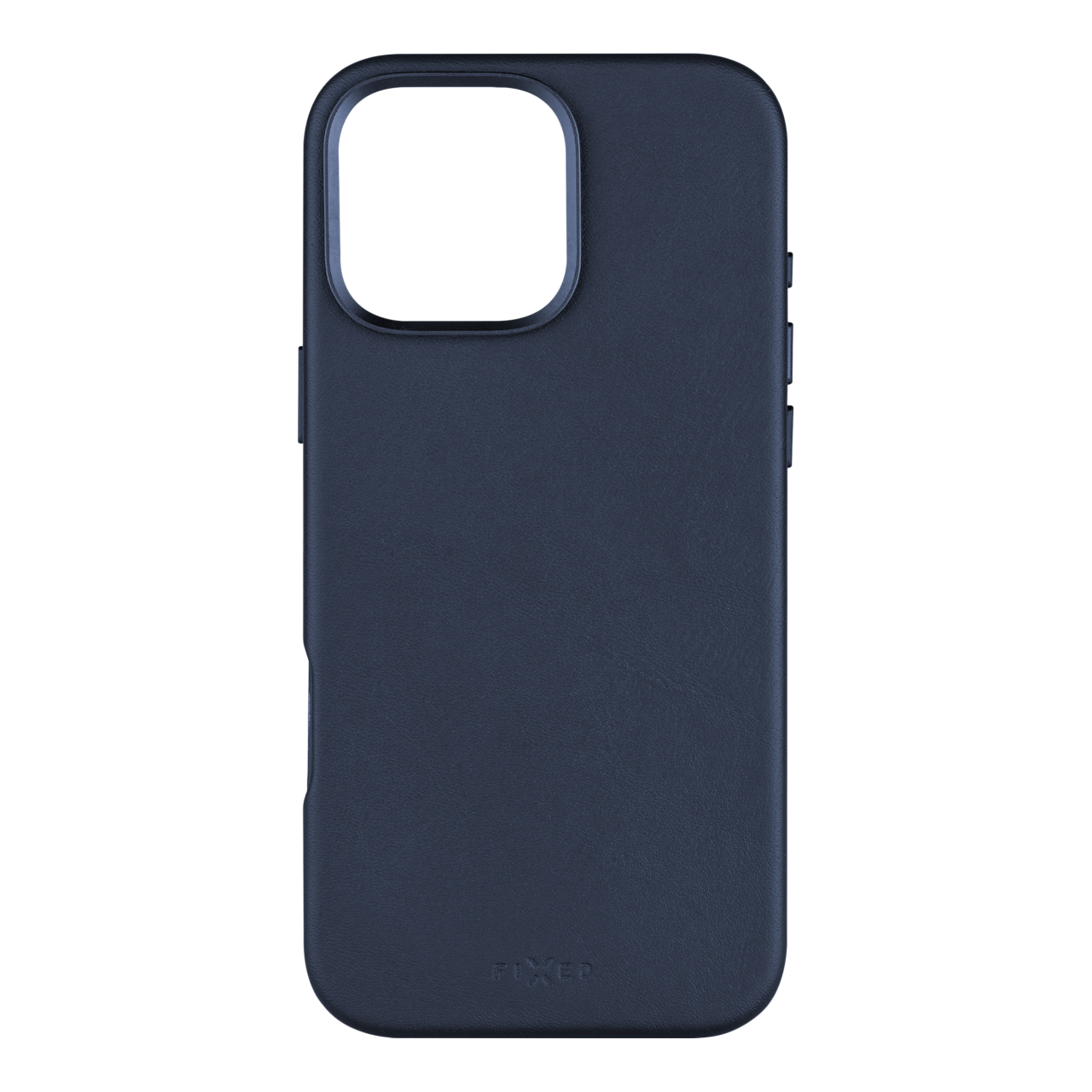 FIXED Kožený zadní kryt MagLeather s podporou MagSafe pro Apple iPhone 16 Pro Max, modrý