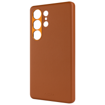 FIXED Kožený zadní kryt MagLeather s podporou MagSafe pro Samsung Galaxy S25 Ultra, hnědý
