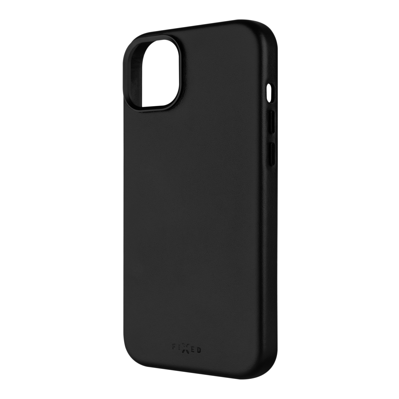 FIXED Kožený zadní kryt MagLeather s podporou MagSafe pro Apple iPhone 14, černý