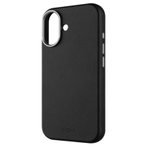 Kryt FIXED MagLeather pro Apple iPhone 17, z veganské kůže s podporou MagSafe, černý