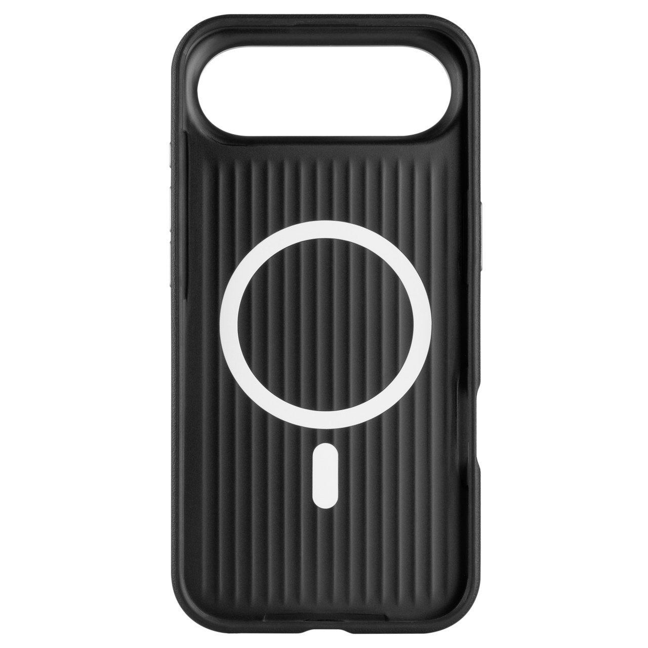 Kryt FIXED MagLeather pro Apple iPhone Air, z veganské kůže s podporou MagSafe, černý