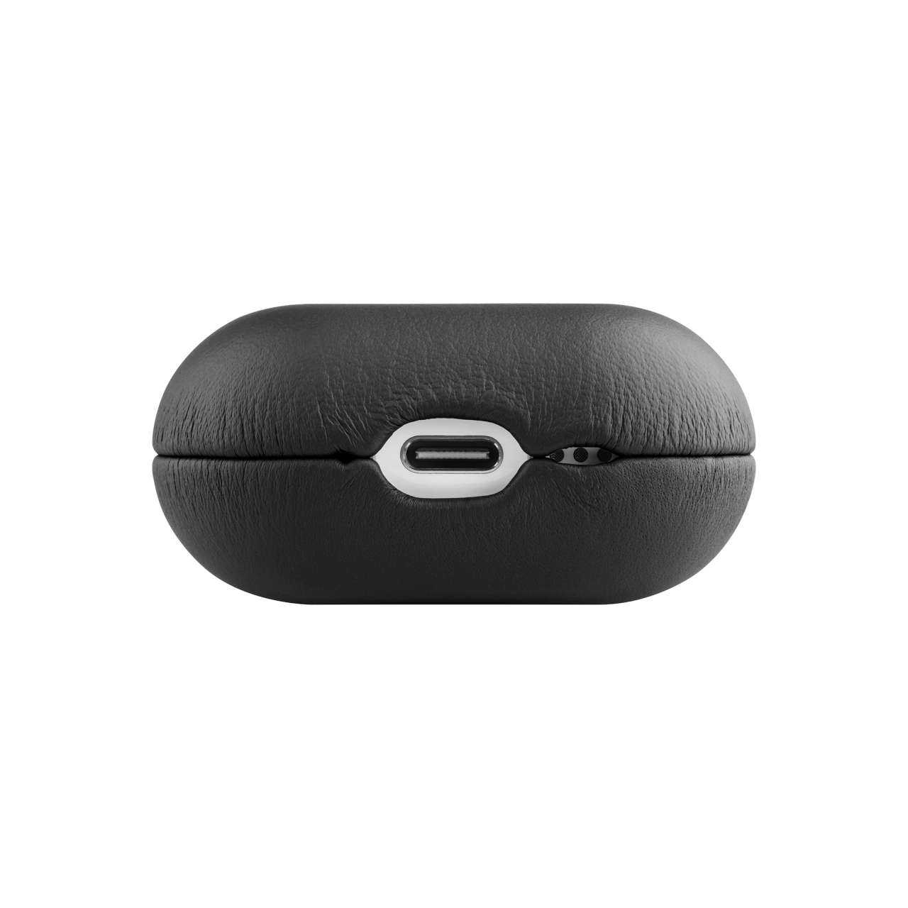 FIXED Kožené pouzdro PodsLeather pro Apple AirPods 4, černé