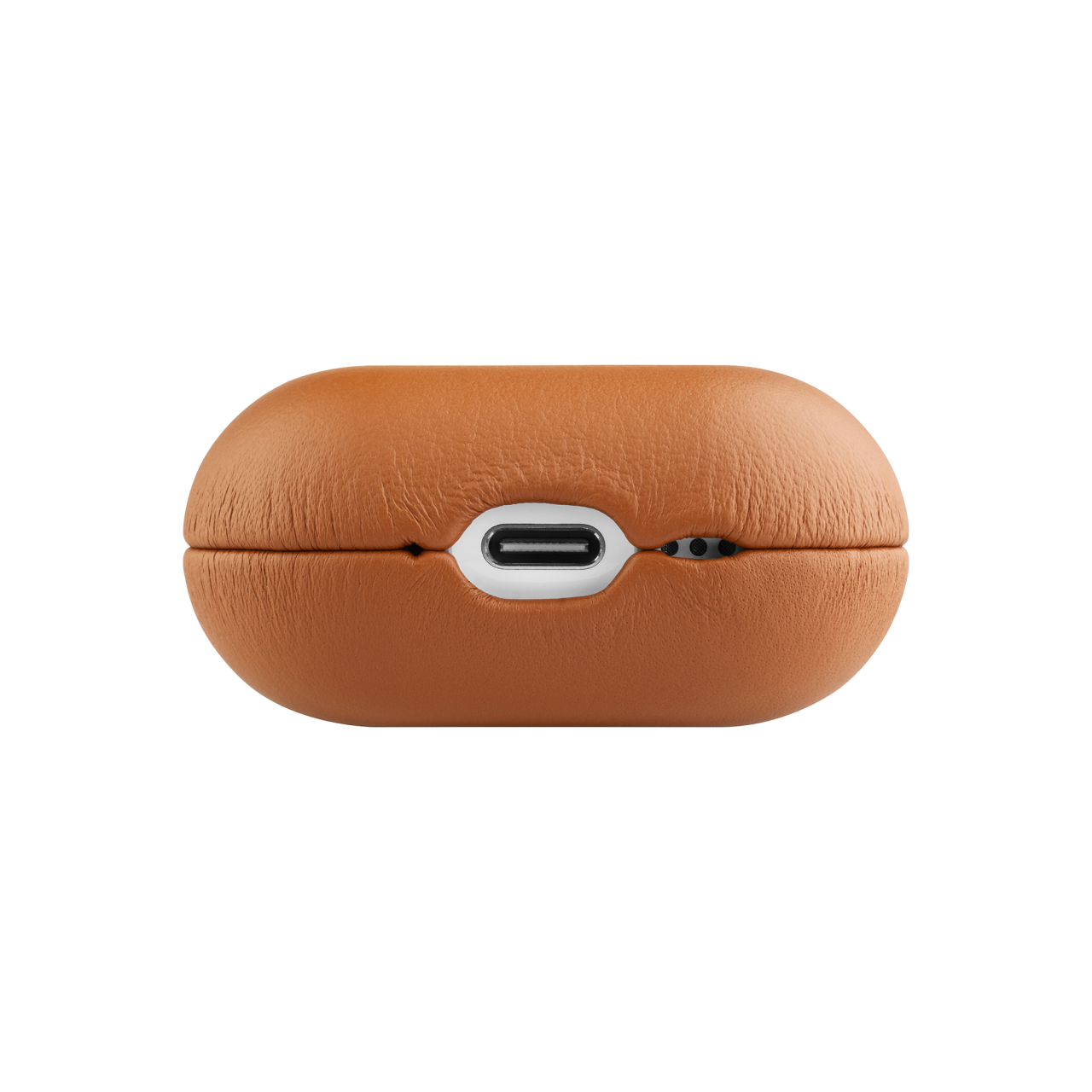 FIXED Kožené pouzdro PodsLeather pro Apple AirPods 4, hnědé