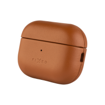 FIXED Kožené pouzdro PodsLeather pro Apple AirPods 3, hnědé