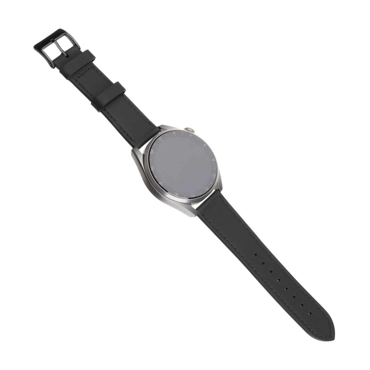 FIXED Kožený řemínek Leather Strap s Quick Release 20mm pro smartwatch, černý