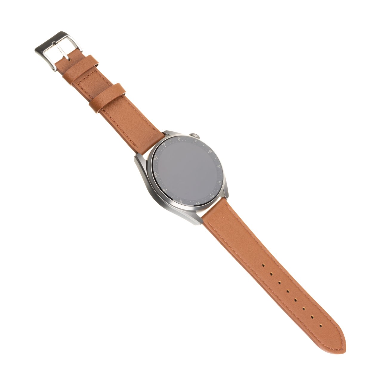 FIXED Kožený řemínek Leather Strap s Quick Release 22mm pro smartwatch, hnědý