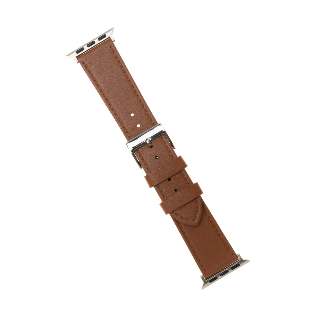 FIXED Kožený řemínek Leather Strap pro Apple Watch 42/44/45/46/49mm, hnědý