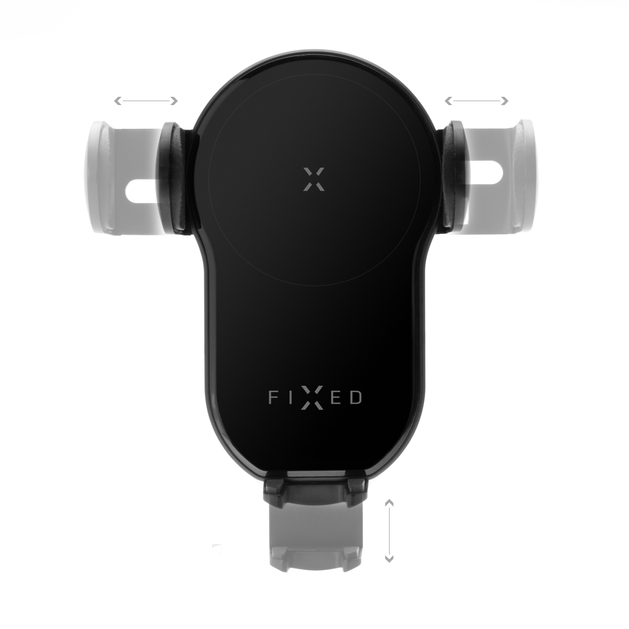 FIXED Automatický držák do auta s rychlým bezdrátovým nabíjením Matic, 15W, černý