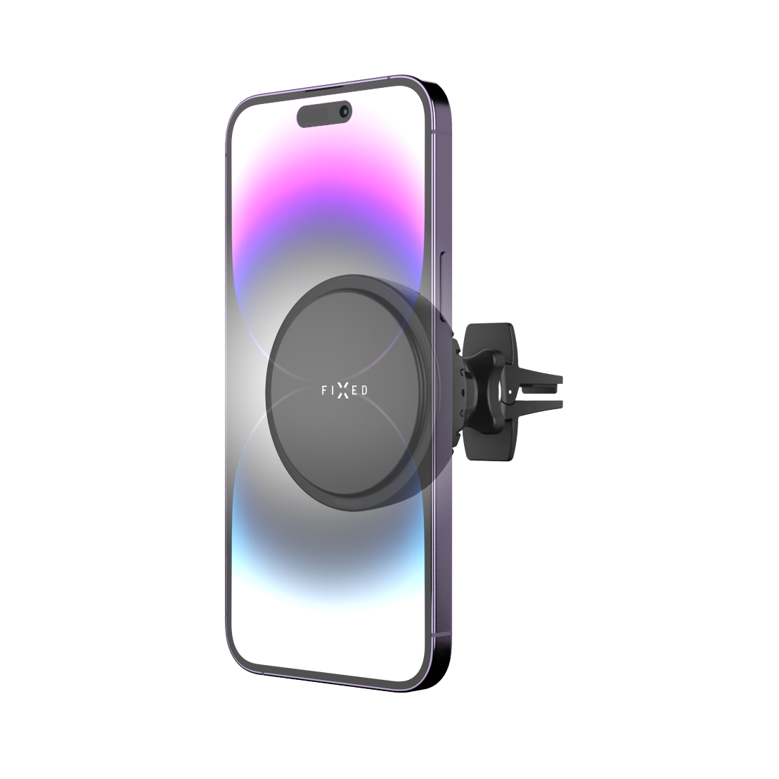 FIXED Držák s bezdrátovým nabíjením a aktivním chlazením MagCool s podporou uchycení MagSafe, 15W, černý