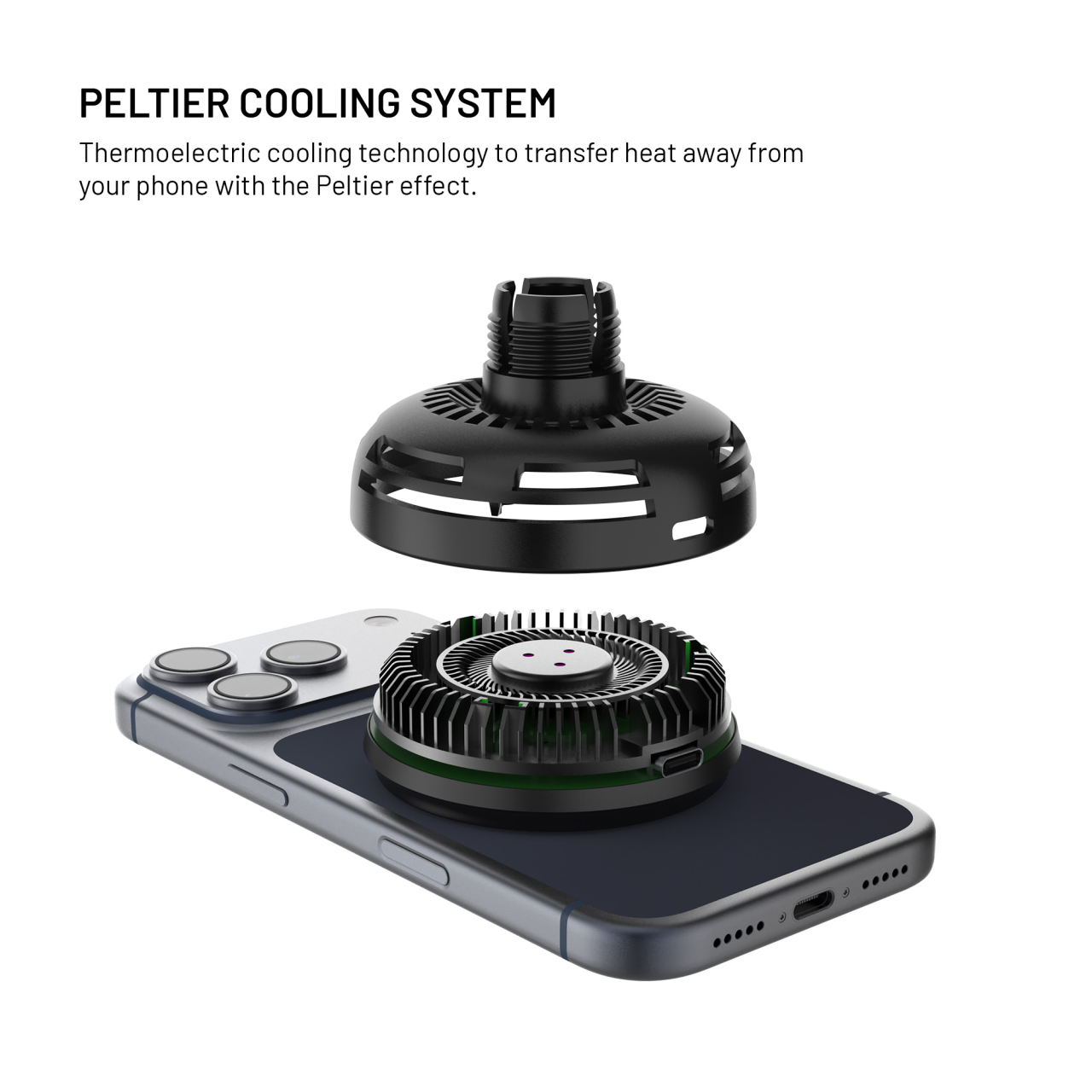 Držák FIXED Držák s bezdrátovým nabíjením a aktivním chlazením MagCool