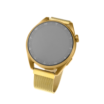 FIXED Síťovaný nerezový řemínek Mesh Strap s Quick Release 20mm pro smartwatch, zlatý