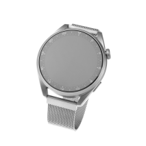 FIXED Síťovaný nerezový řemínek Mesh Strap s Quick Release 20mm pro smartwatch, stříbrný