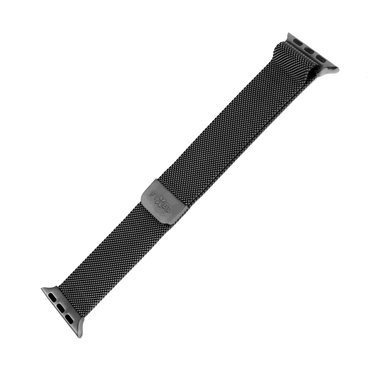 FIXED Síťovaný nerezový řemínek Mesh Strap pro Apple Watch 42/44/45/46/49mm, černý