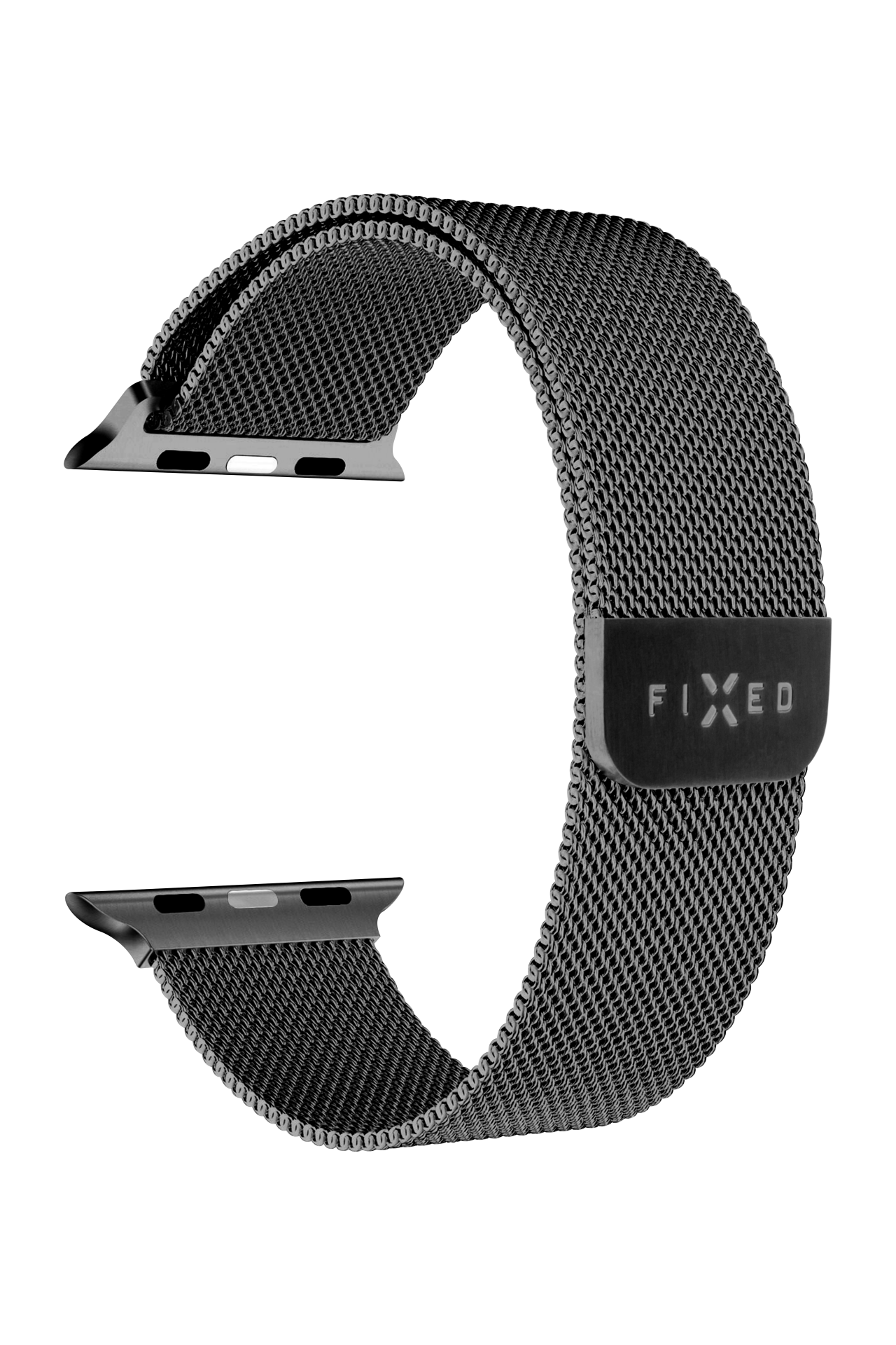 FIXED Síťovaný nerezový řemínek Mesh Strap pro Apple Watch 38/40/41mm, černý