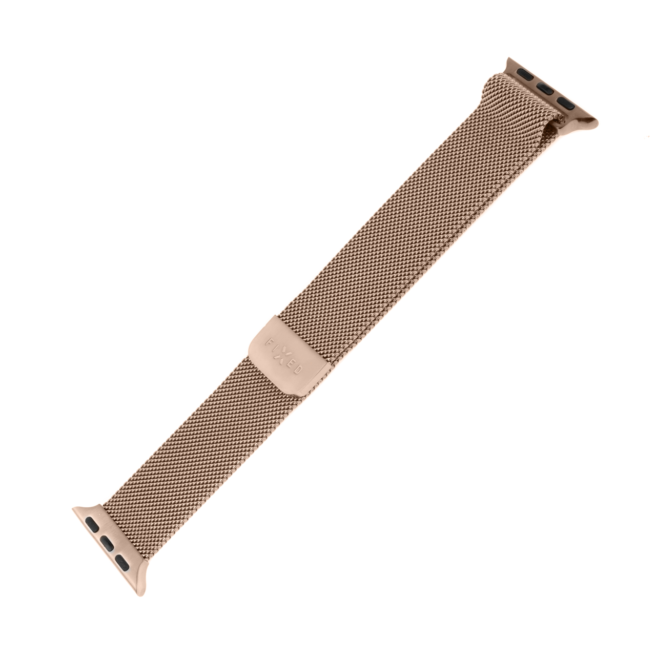 FIXED Síťovaný nerezový řemínek Mesh Strap pro Apple Watch 38/40/41mm, růžove zlatý