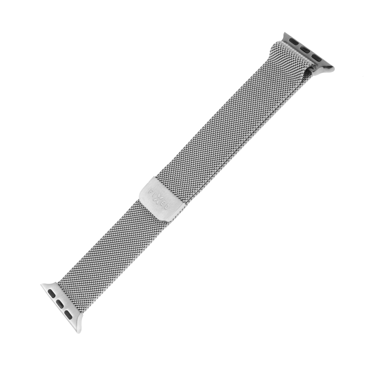 FIXED Síťovaný nerezový řemínek Mesh Strap pro Apple Watch 38/40/41mm, stříbrný