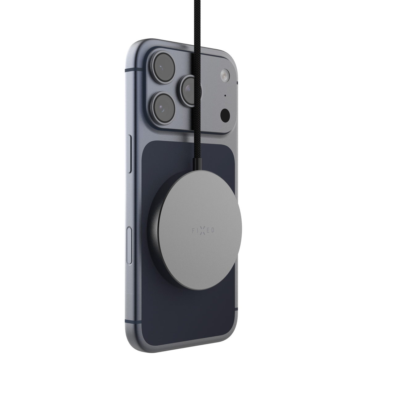 Bezdrátová nabíječka FIXED MagPad Slim 25W space gray