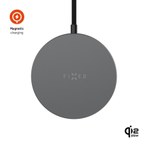 Bezdrátová nabíječka FIXED MagPad Slim 25W space gray