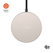 Bezdrátová nabíječka FIXED MagPad Slim 25W titanový