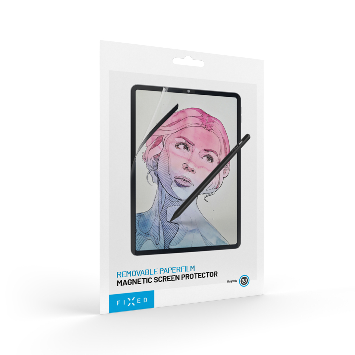 FIXED Magnetická ochranná folie PaperFilm Screen Protector pro Apple iPad Pro 11" (2018-2022), Air (2020/2022)