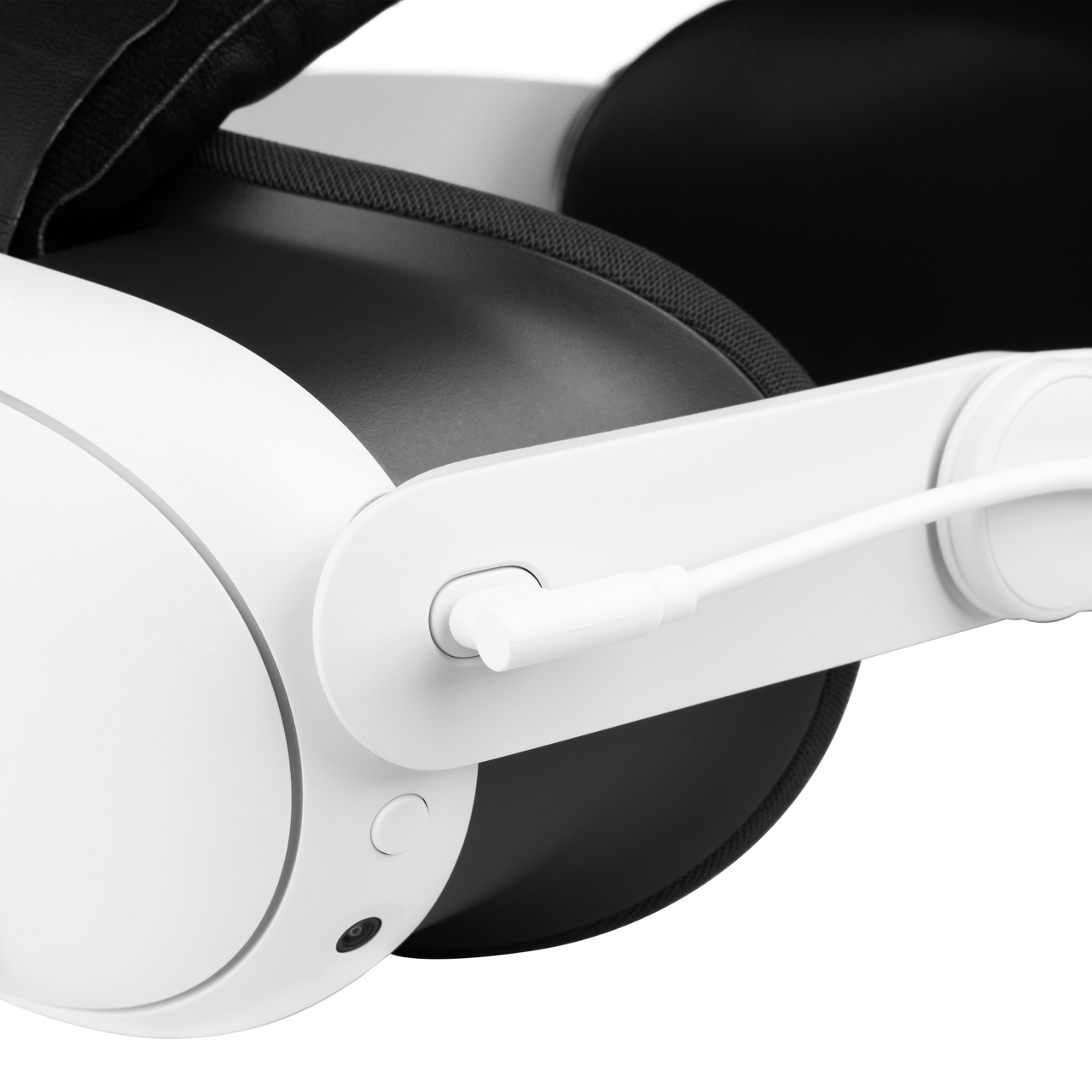 Náhlavní popruh s baterií FIXED VR Power Headstrap pro Meta Quest 3/3S, 6 000 mAh, bílý