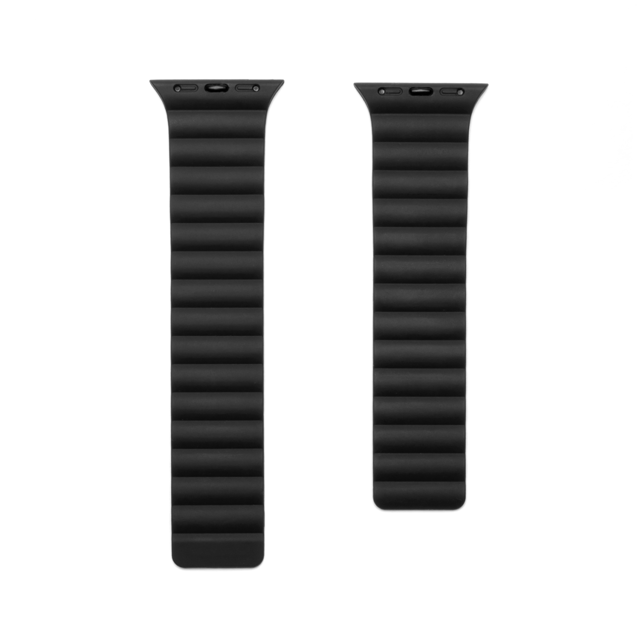 FIXED Silikonový řemínek Magnetic Strap s magnetickým zapínáním pro Apple Watch 38/40/41mm, černý
