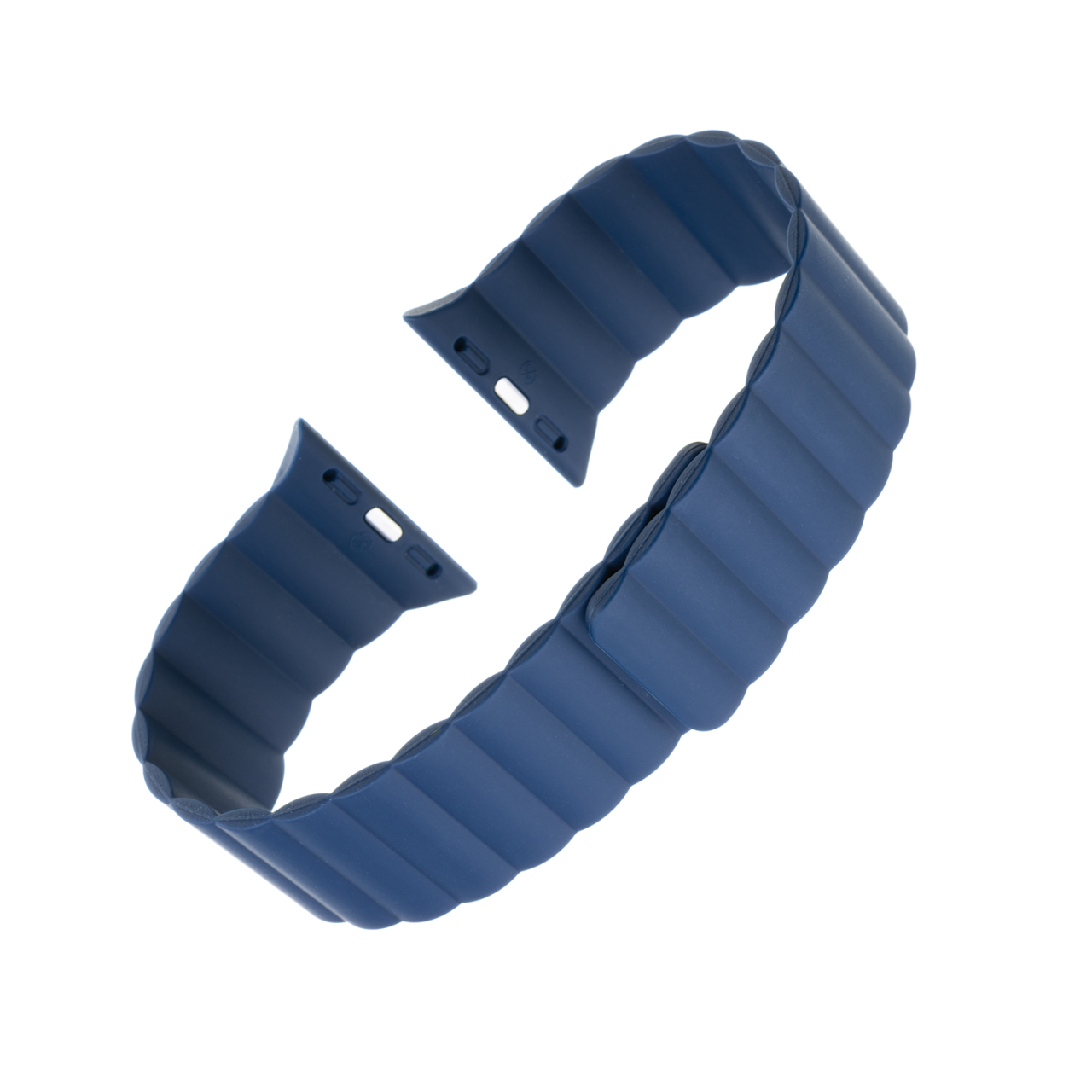 FIXED Silikonový řemínek Magnetic Strap s magnetickým zapínáním pro Apple Watch 38/40/41mm, modrý