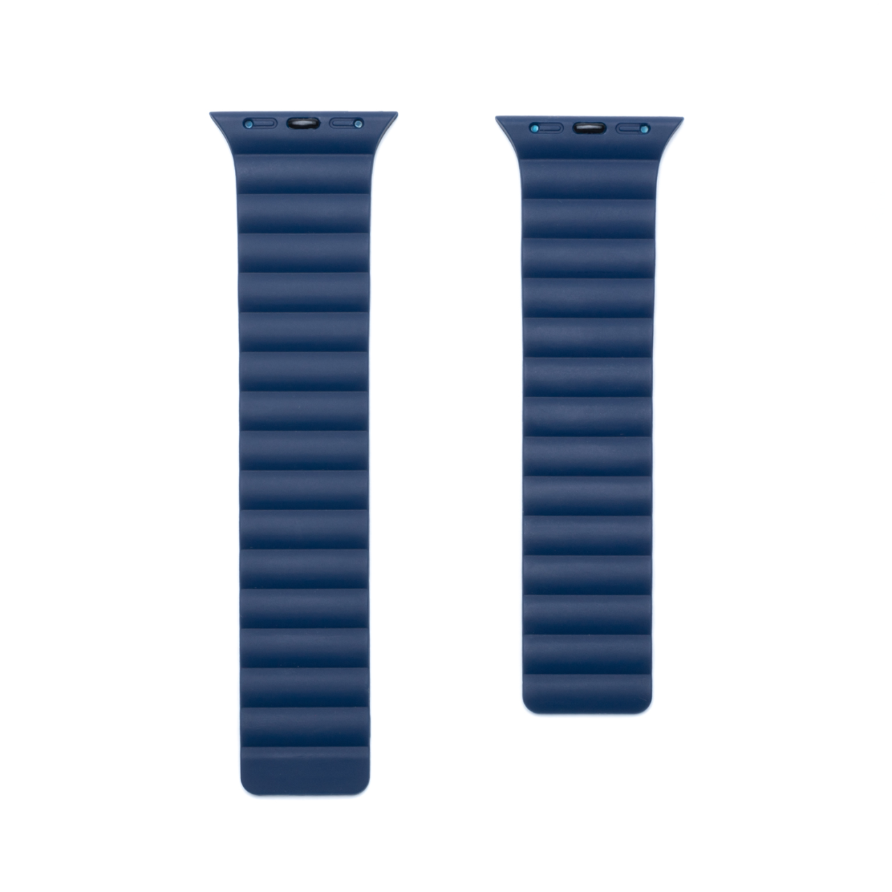 FIXED Silikonový řemínek Magnetic Strap s magnetickým zapínáním pro Apple Watch 38/40/41mm, modrý