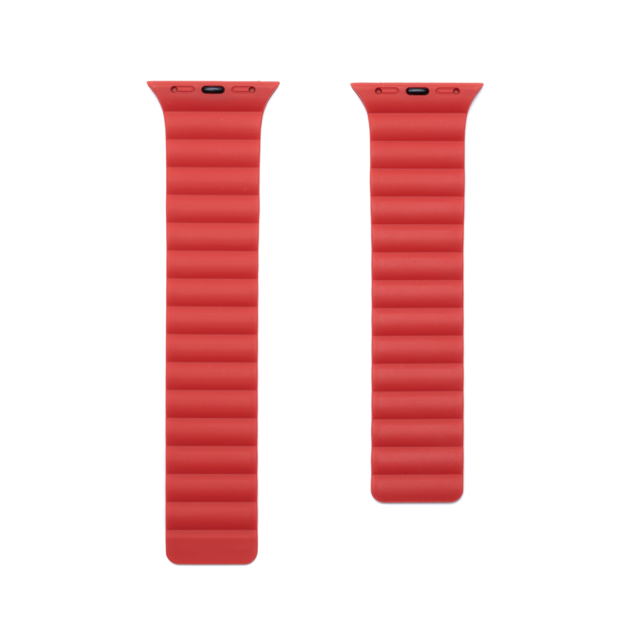 FIXED Silikonový řemínek Magnetic Strap s magnetickým zapínáním pro Apple Watch 38/40/41mm, červený