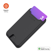FIXED MagSafe Peněženka s Lokátorem a podporou Find My MagWallet, bezdrátové nabíjení, černá
