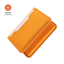 Magnetická peněženka MagSafe - Fixed MagWallet Fold, oranžová