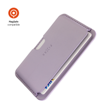 Magnetická peněženka MagSafe - Fixed MagWallet Slim, světle fialová