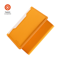 Magnetická peněženka MagSafe - Fixed MagWallet Trifold, oranžová