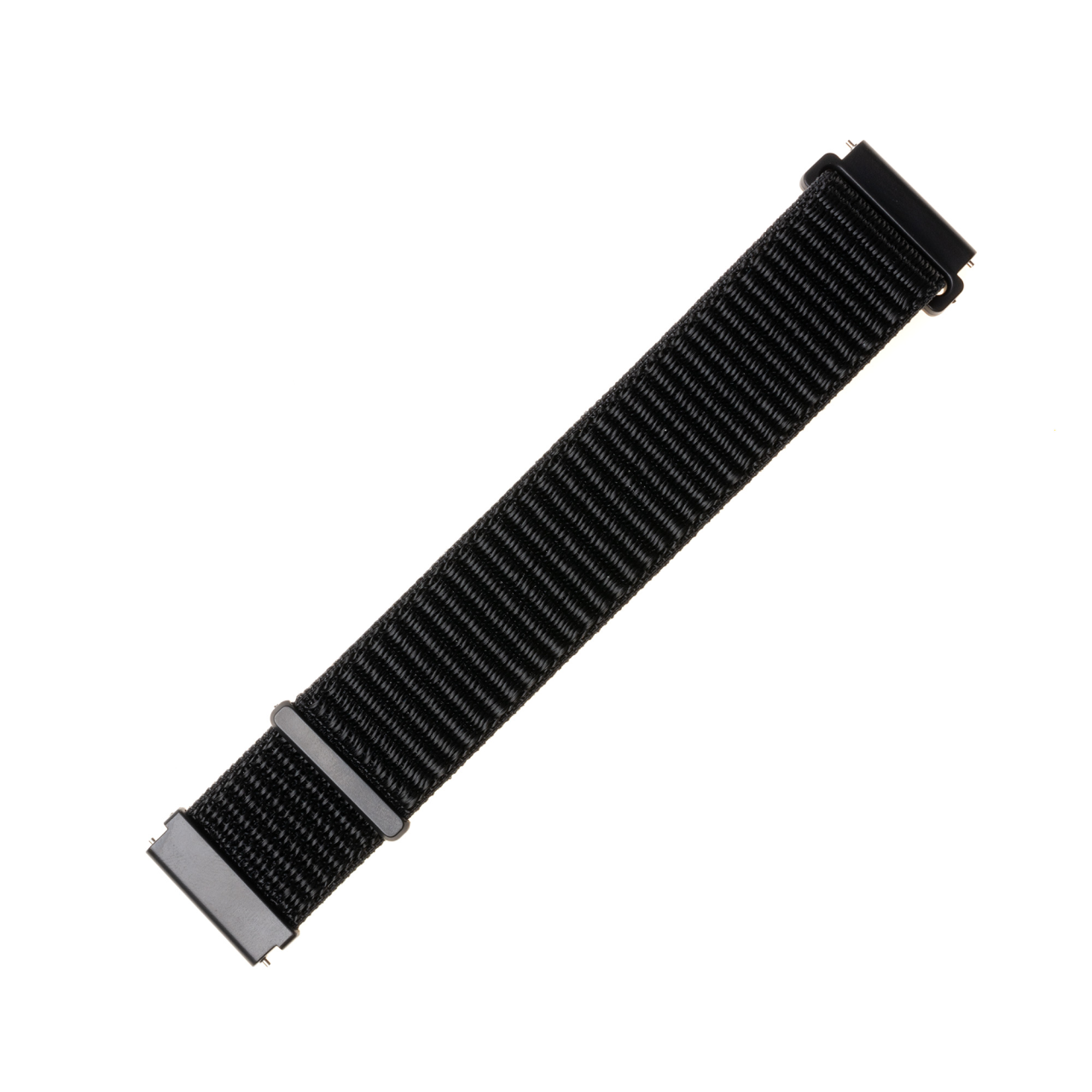 FIXED Nylonový řemínek Nylon Strap s Quick Release 20mm pro smartwatch, černý