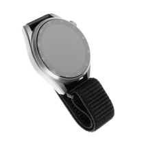FIXED Nylonový řemínek Nylon Strap s Quick Release 20mm pro smartwatch, černý