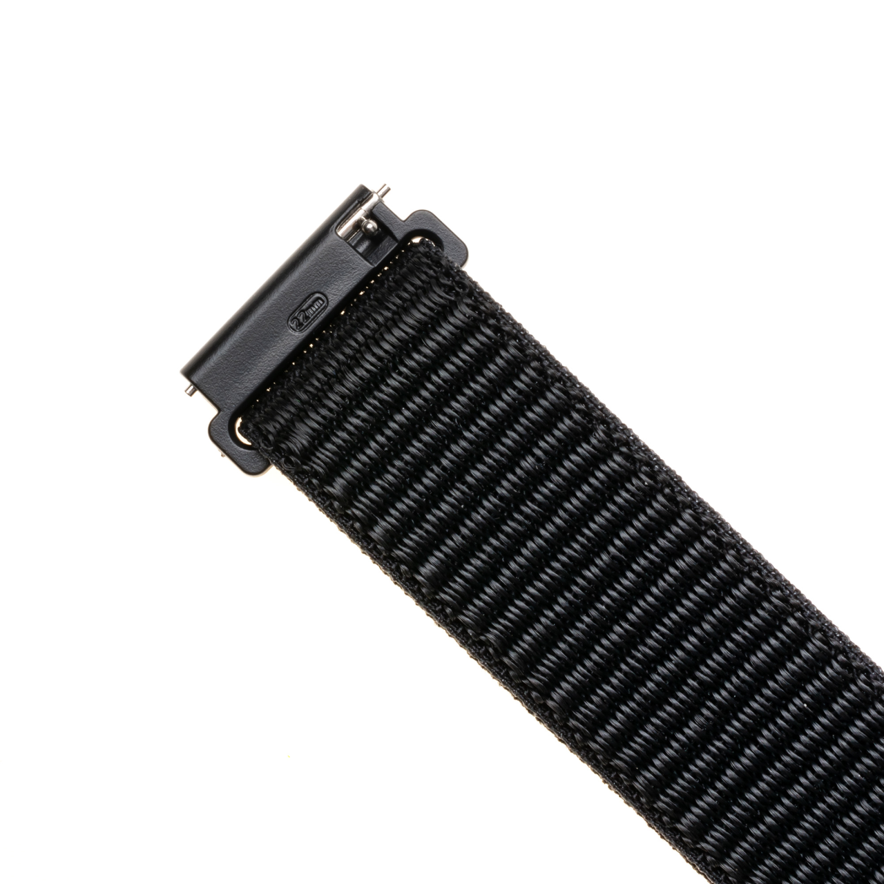 FIXED Nylonový řemínek Nylon Strap s Quick Release 22mm pro smartwatch, černý