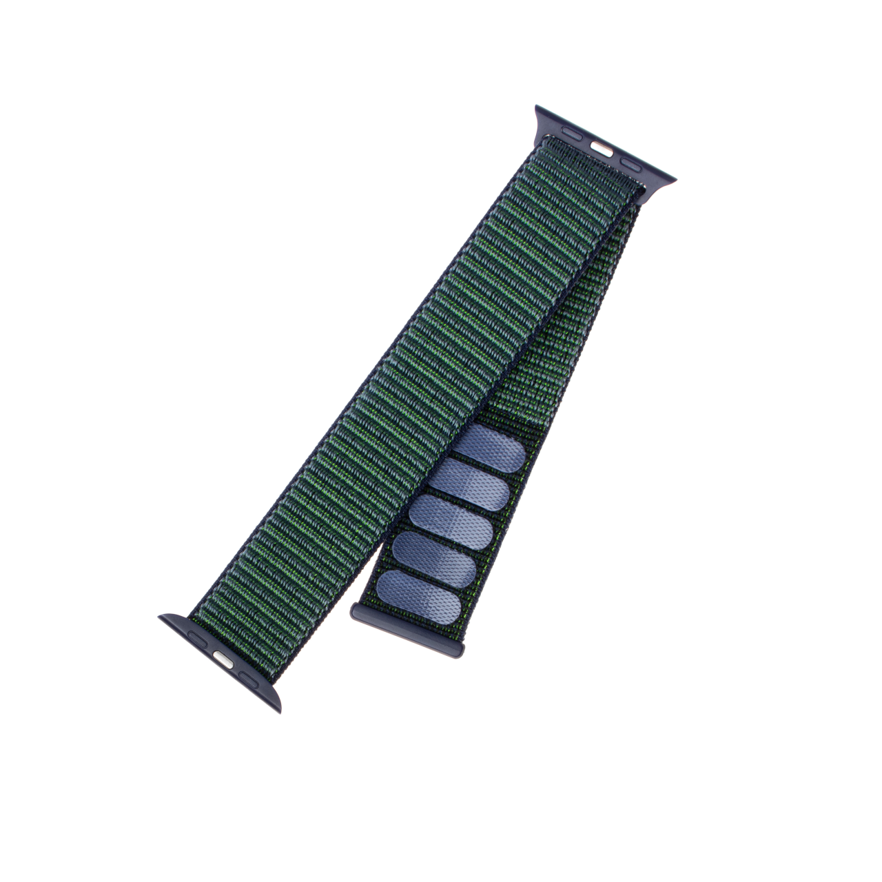 FIXED Nylonový řemínek Nylon Strap pro Apple Watch 42/44/45/46/49mm, temně modrý