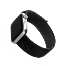 FIXED Nylonový řemínek Nylon Strap pro Apple Watch 38/40/41mm, černý