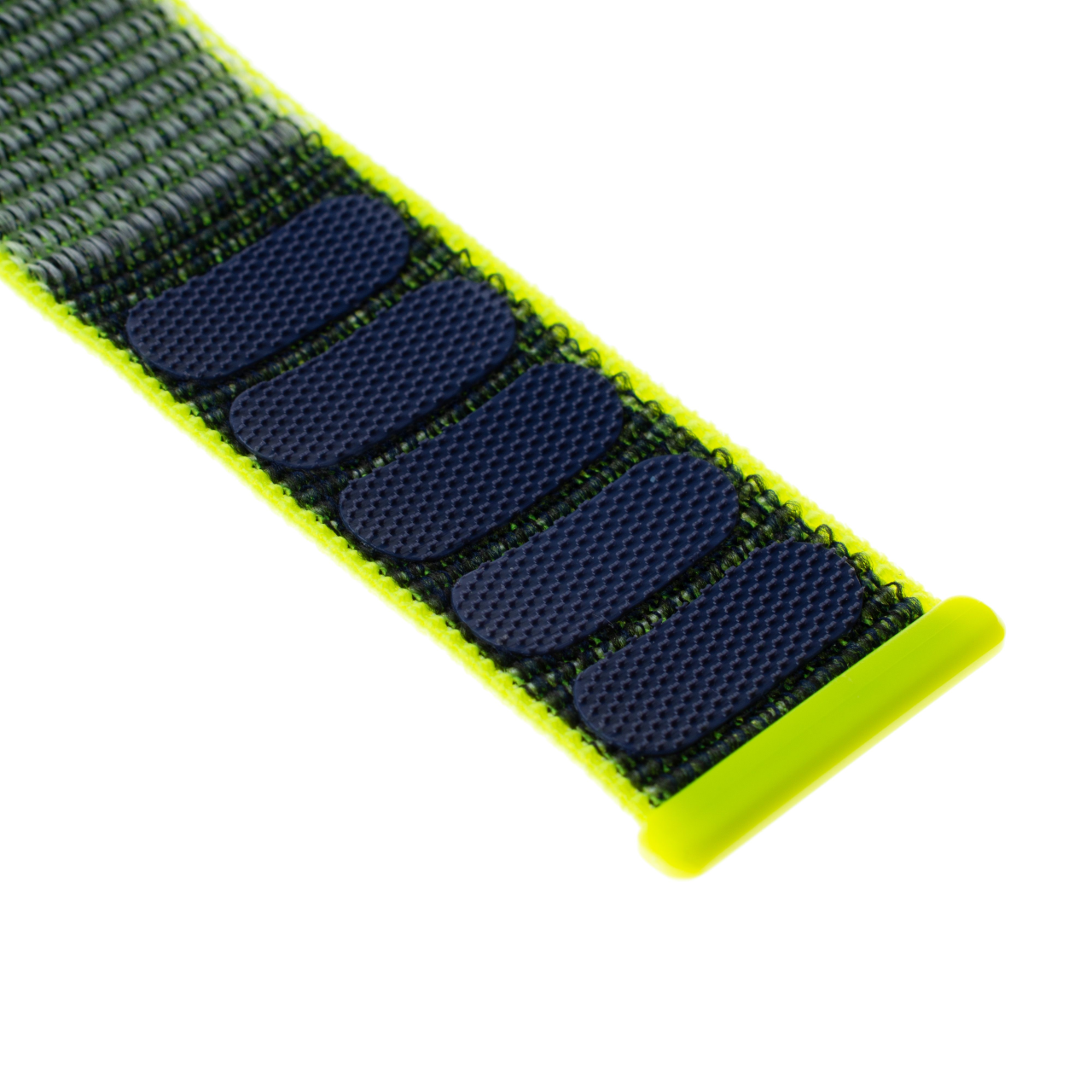 FIXED Nylonový řemínek Nylon Strap pro Apple Watch 38/40/41mm, tmavě limetkový